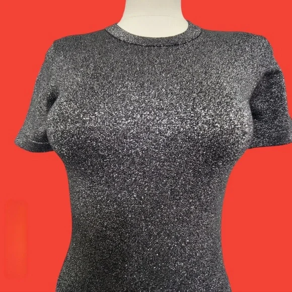 Hatch Lurex Eliza Maternity Dress Size 1 - Picture 4 of 7